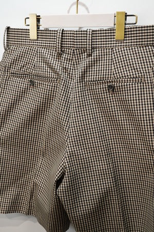 renoma PARIS / ''DORMEUIL'' Shepherd Check Short Pants