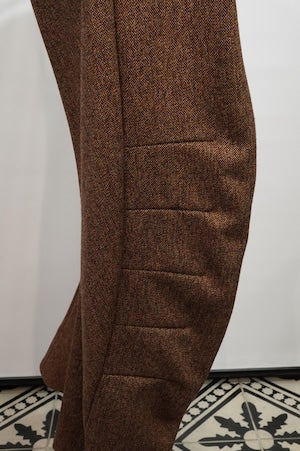 CLASS /  CCDA09UNI  ’’DORMEUIL SPORTEX THORNPROOF''  Draping Tweed Pants