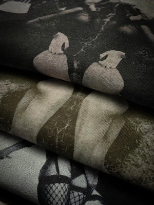 NOBNAGA Paris × Zenji Fujiyama /  Print T-Shirt  hikaritokage   (221058)