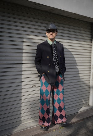 tokio / TKO-25AW-PT07 DIAMOND PATCHWORK  PANTS   (221115)