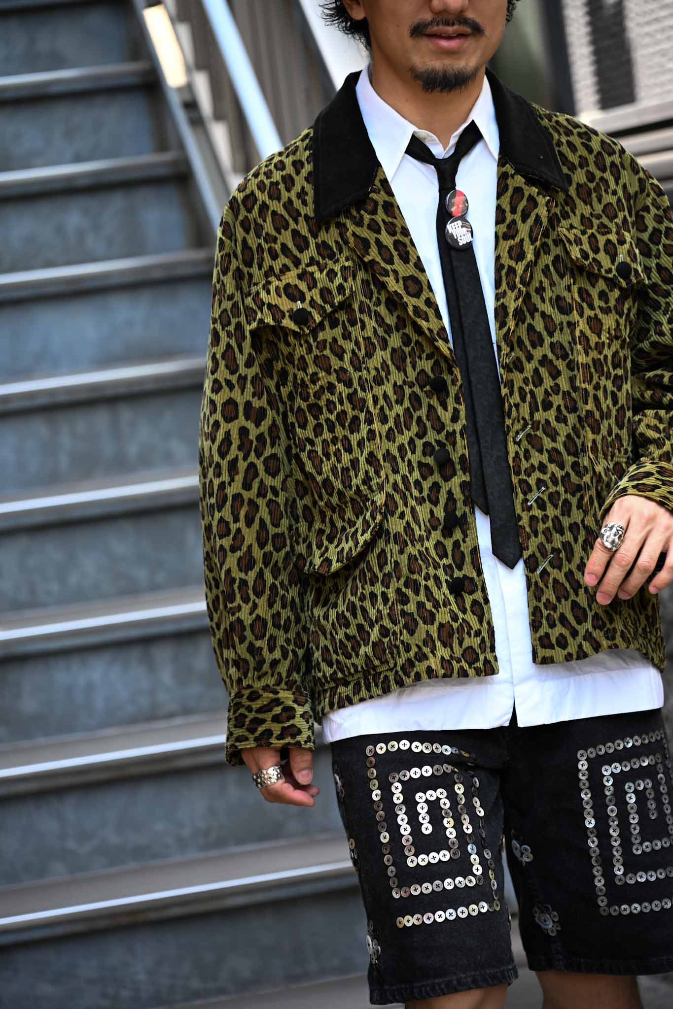 tokio / Psy Leopard Work Jacket  (221210)