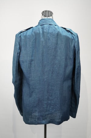 m's braque / ”AMAMI HAND INDIGO” (奄美染めインディゴ）Safari Jacket
