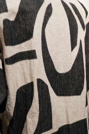 HAVERACK / Linen Jacquard Pull over Shirt ~Inspired by Henri Matisse~  (220967)