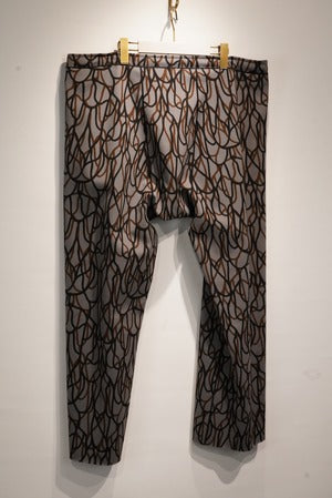 NOBNAGA Paris / SOFT SEAM REVERSIBLE SAROUEL BAGGY PANTS