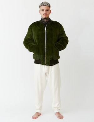 NOBNAGA Paris /  Mink Fur Rreversible MA-1Blouson   (220881)