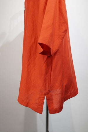 NOBNAGA Paris / OPEN COLLAR HALF SLEEVE SHIRT