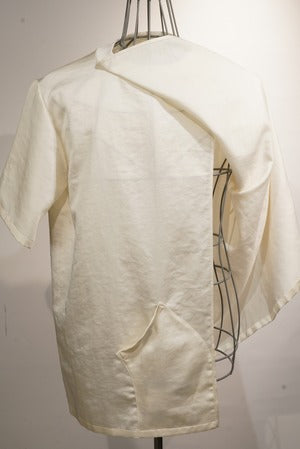 NOBNAGA Paris / RIBBED NECK NO SIDE SEAM TEE SHIRT   (220972)
