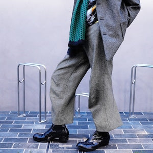 CLASS /  CCDA09UNI  ’’DORMEUIL HIGH TECH''  Draping Tweed Pants