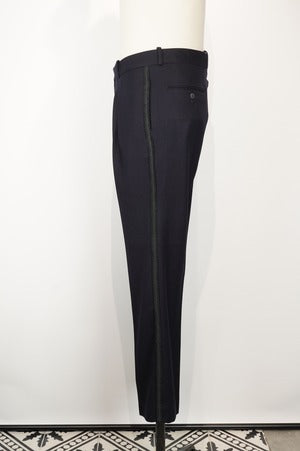 M's braque/Wool Cashmere 1 Tucked Side-Stitched Pants