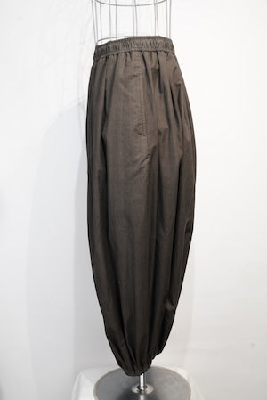 HAVERSACK /Dying Black Broadcloth (Japan Sumizome) Zouave Pants  (221039)