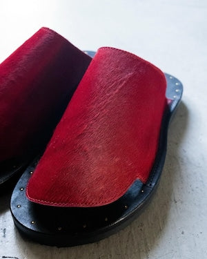 eofm / "Rudansa" hair calf sandals