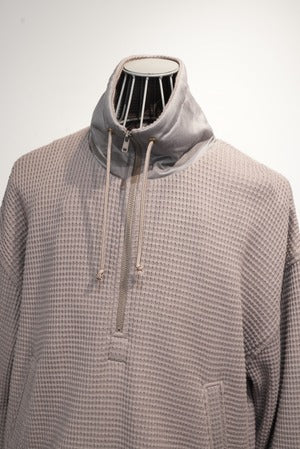 REVERBARATE /  STAND COLLAR JUMPER   (221104)