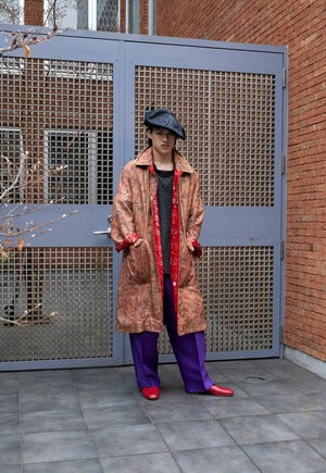 HS-ATTIRE (HAVERSACK) / 862501 Silk Wool  Gurkha Wide Pants  (220900)