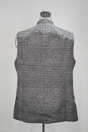 PERIOD FEATURES/ Hand Woven Silk Embroidery  Waist Coat