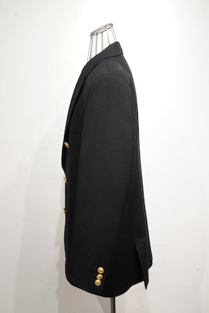 KONNO / 正統型 ''弍式'' 鬼ギャバ　濃紺 Double Navy Blazer Jacket  (220888)