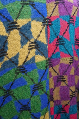 87 Avril 90 /　Dreaming Check Shirts Genderless Knit