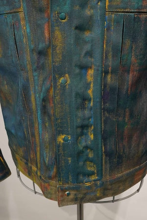 OPPOSE DUALITY /  6Pocket Panel Denim JKT Painted  Size 44   (220950)