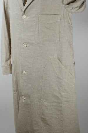 HS- Equipment （HAVERSACK）/ Original SASHIKO Linen Cotton Atelier Coat
