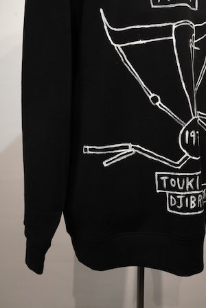LETINGS /  -ANTA MORY-  HAND PAINTED  IBI SWEAT SHITS  (220985)