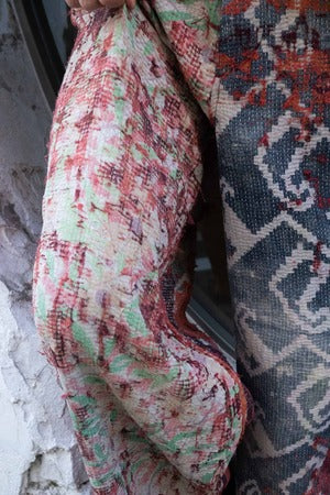 eofm / Vintage Ralli Quilt × Rum Leather Pants  (221062)