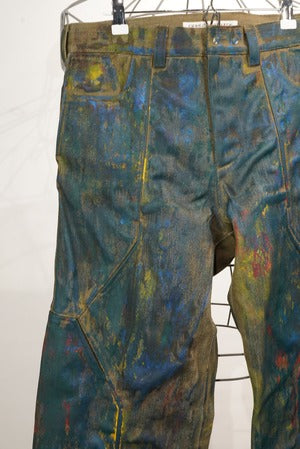 OPPOSE DUALITY   ''10Pocket Panel Denim Pants Painted''  (220951)