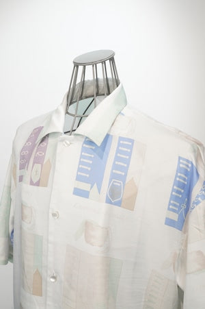 NOBNAGA Paris /Short-Sleeved Open-Collared Shirt