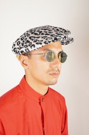 SHAMS/Leopard Pile Pancake Cap