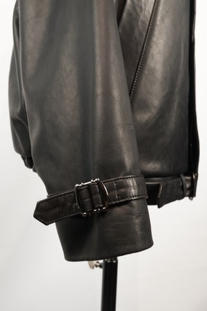 HS-ATTIRE（HAVERSACK) × ARCD / Pony Leather Belted Short Jacket