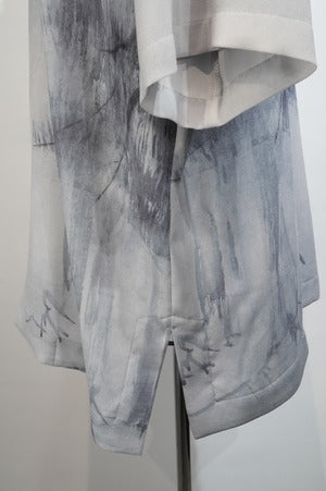 NOBNAGA Paris / OPEN COLLAR HALF SLEEVE SHIRT