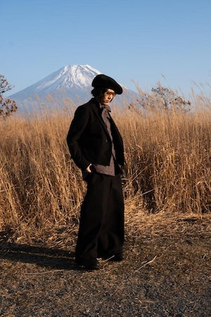 T-MICHEL / ''SHUFLLE'' Moleskin KINDERMAN WIDE PANTS