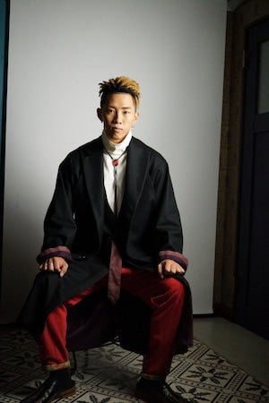 NOBNAGA Paris / ASYMMETRY NO-COLLAR REVERSIBLE COAT