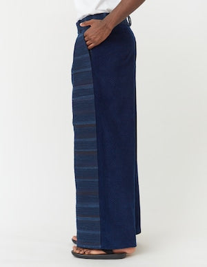 NOBNAGA Paris / JAPAN  ''Sakiori''  GURUKHA BAGGY PANTS   (221075)