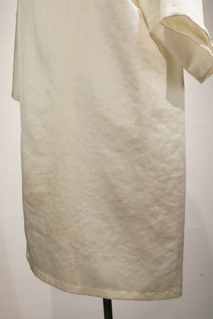 NOBNAGA Paris / RIBBED NECK NO SIDE SEAM TEE SHIRT   (220972)