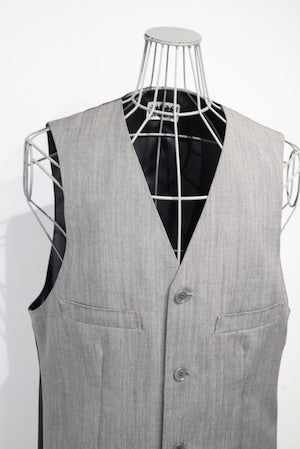 CLASS / CCFA12UNI SHARKSKIN （LYRIA)  LONG VEST  (221071)