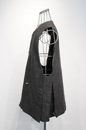 HAVERACK /  Old Herringbone Jerkin Vest   (221168)