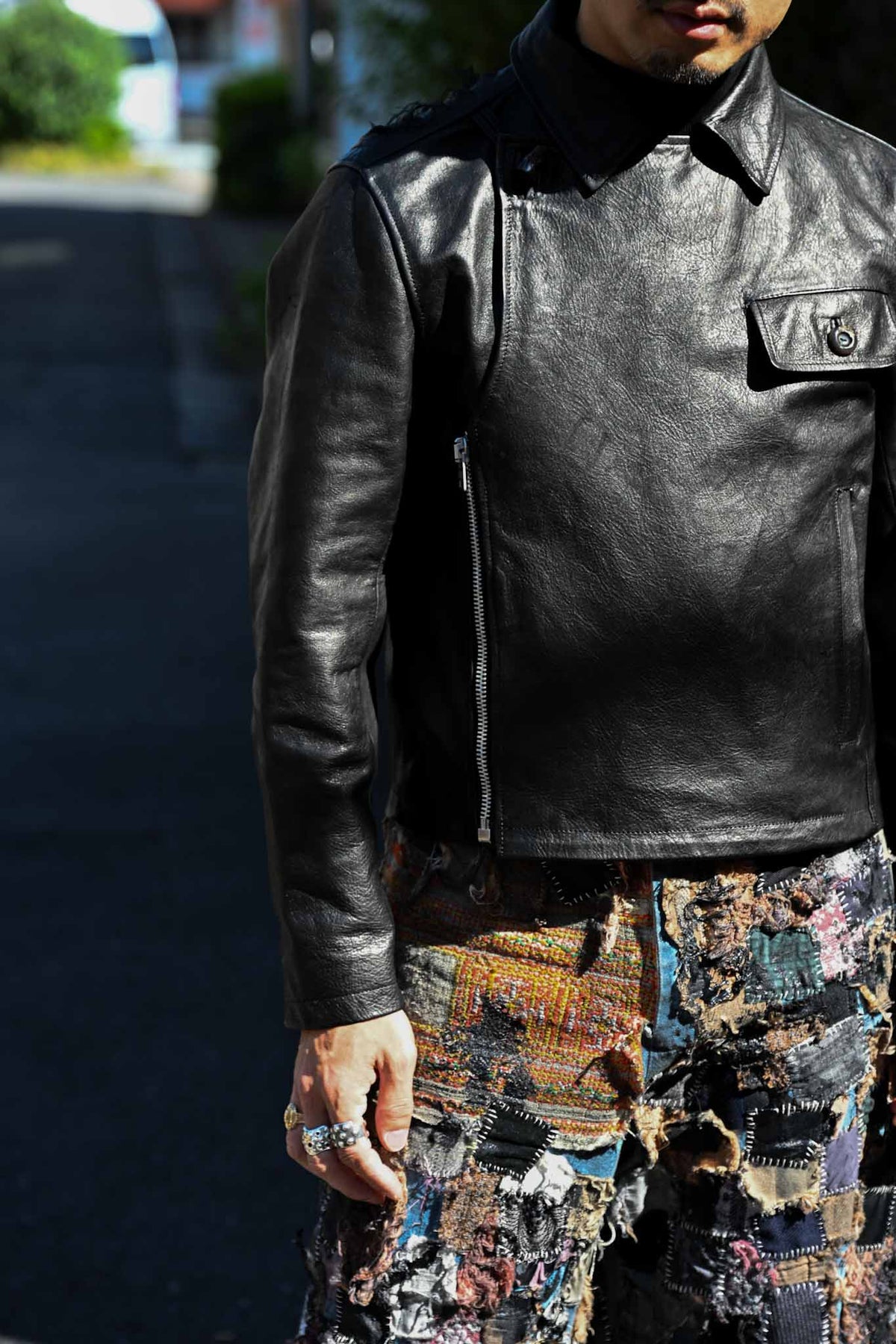 Slush Quilt Biker Jacket / eofm×ARC    (221355)
