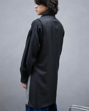 CLASS / CCFA12UNI SHARKSKIN （LYRIA)  LONG VEST  (221071)