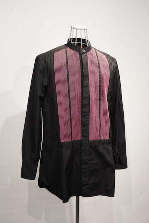 Any where out of the world × ARCD /  Pin tuck Band coller Shirt     (221069)