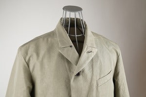 MAINU/Cotton Silk Peaked Lapel Jacket