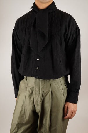 Django Atour / French Victorians Jardinier Scarf Linen Shirt