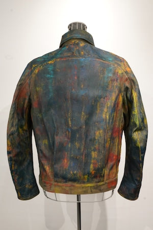 OPPOSE DUALITY /  6Pocket Panel Denim JKT Painted  Size 44   (220950)