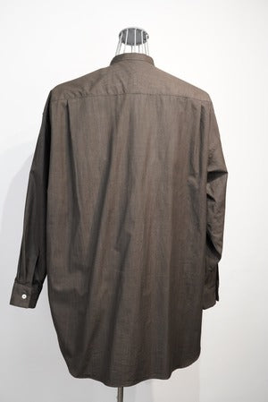 HAVERSACK / Dying Black Broadcloth (Japan Sumizome) Sleeping Shirt   (221040)