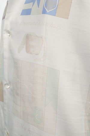 NOBNAGA Paris /Short-Sleeved Open-Collared Shirt
