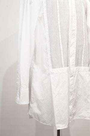 Any where out of the world × ARCD /  Pin tuck Band coller Shirt     (221069)
