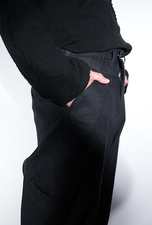 OPPOSE DUALITY /  6pocket sub Vibram Denim Trousers  (221107)