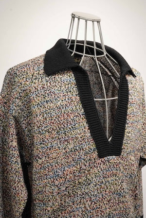 HS-ATTIRE (HAVERSACK) / 832500 7G Twisted Mesh Skipper Knit  (220902)