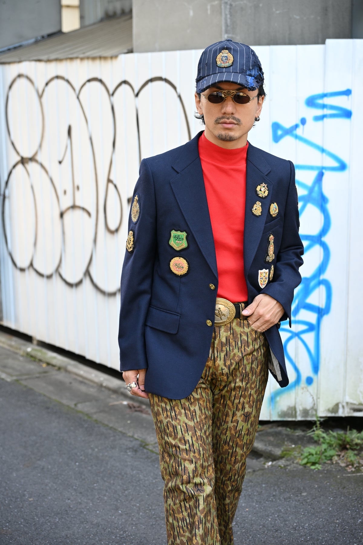 MA2608 Leopard Rain Drop Camo Flared Pants /  MASAO SHIMIZU　　（221357）
