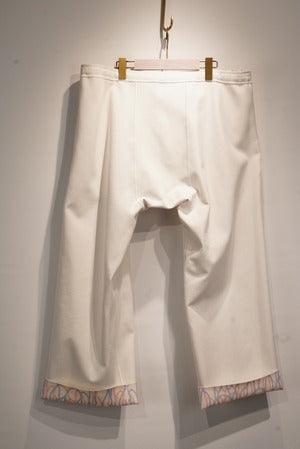 NOBNAGA Paris / SOFT SEAM REVERSIBLE SAROUEL BAGGY PANTS