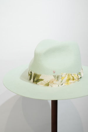 SUPER DUPER / DUKE RABBIT FUR FELT FEDORA CROWN  HAT