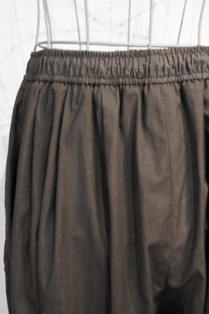 HAVERSACK /Dying Black Broadcloth (Japan Sumizome) Zouave Pants  (221039)
